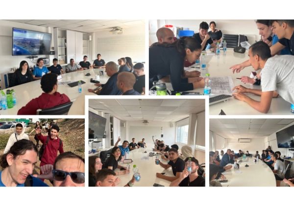 סיור מגמת גאוגרפיה בעיריית נהריה.